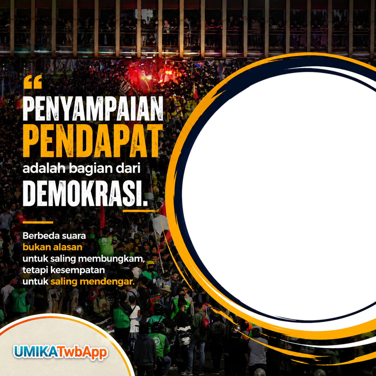Demokrasi Hidup Saat Rakyat Bersuara
